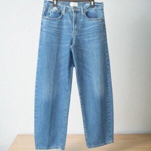 FRAME Low Slung Barrel Leg Jeans (CARAMIA), Size 28, EUC